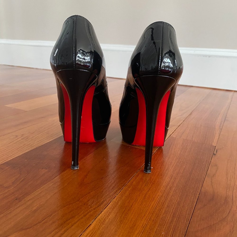 Christian Louboutin Dirditta Black Patent - Picture 3 of 5